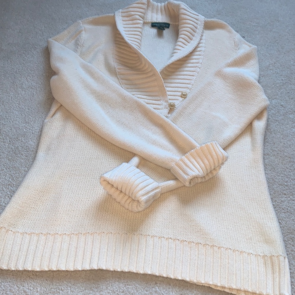 Ralph Lauren classic cream sweater